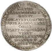 ½ Thaler - August Death obverse image