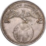 ½ Thaler - Rudolph August and Anthony Ulrich Death, Germany, 1695 reverse image
