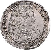 ½ Thaler - Rudolph August and Anthony Ulrich obverse image