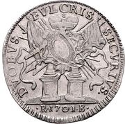 ½ Thaler - Rudolph August and Anthony Ulrich, Germany, 1700-1701 reverse image