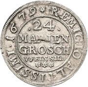 24 Mariengroschen - Rudolph August, Germany, 1677-1685 reverse image
