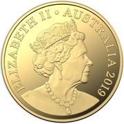 25 Dollars - Elizabeth II 6th Portrait - Australian Coinage Portrait 1998-2019 - Gold Proof obverse image