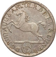 24 Mariengroschen / ⅔ Thaler - Rudolph August and Anthony Ulrich obverse image