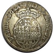 ⅔ Thaler - Rudolph August and Anthony Ulrich obverse image