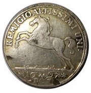 ⅔ Thaler - Rudolph August and Anthony Ulrich, Germany, 1697 reverse image