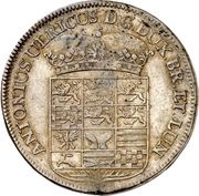 ⅔ Thaler - Anthony Ulrich obverse image