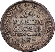 24 Mariengroschen - Anthony Ulrich obverse image