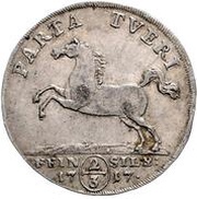⅔ Thaler - August William, Germany, 1716-1730 reverse image