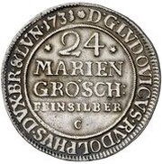 24 Mariengroschen - Louis Rudolph obverse image