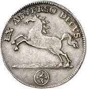 24 Mariengroschen - Louis Rudolph, Germany, 1731-1734 reverse image