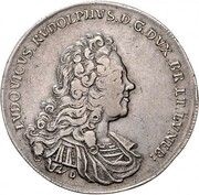 ⅔ Thaler - Louis Rudolph obverse image