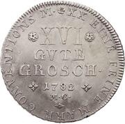 16 Gute Groschen - Charles William Ferdinand, Germany, 1780-1784 reverse image