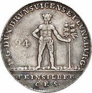 24 Mariengroschen - Charles William Ferdinand, Germany, 1781-1783 reverse image