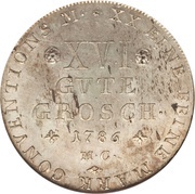 16 Gute Groschen - Charles William Ferdinand, Germany, 1784-1805 reverse image