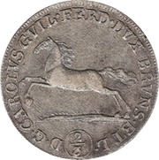 24 Mariengroschen / ⅔ Thaler - Charles William Ferdinand obverse image