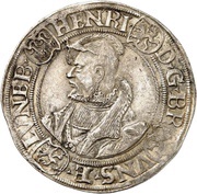 1 Thaler - Henry the younger obverse image