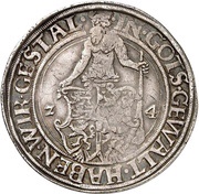 1 Thaler - Henry and Erich of Calenberg, Germany, 1551-1555 reverse image