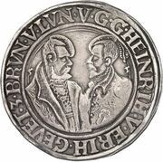 1 Thaler - Henry the Younger and Erich III obverse image