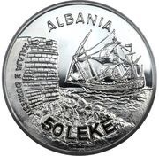50 Lekë Durazzo; Pattern reverse image