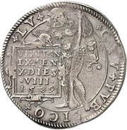 1 Thaler - Julius Death, Germany, 1589 reverse image