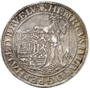 1 Thaler - Henry Julius Death obverse image