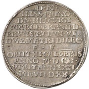 1 Thaler - Henry Julius Death, Germany, 1602 reverse image