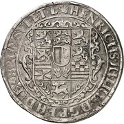 1 Thaler - Henry Julius Death obverse image