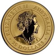 25 Dollars - Elizabeth II 6th Portrait - Australian Wildlife obverse image