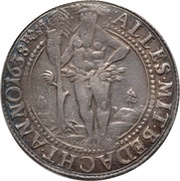 1 Thaler - August, Germany, 1636-1639 reverse image