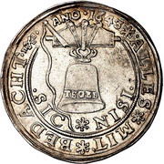 1 Thaler - August Glockentaler, Germany, 1643 reverse image