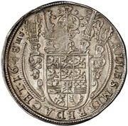 1 Thaler - August, Germany, 1647-1650 reverse image