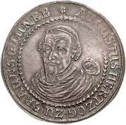 1 Thaler "Reisetaler" - August obverse image
