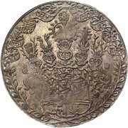 1 Thaler - August, Germany, 1656 reverse image
