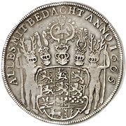 1 Thaler - August, Germany, 1664-1665 reverse image