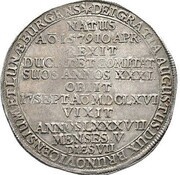 1 Thaler - August Death of August obverse image