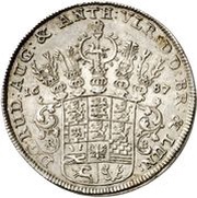 1 Thaler - Rudolph August obverse image