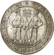1 Thaler - Rudolph August, Germany, 1686-1687 reverse image