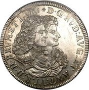 1 Thaler - Rudolph August and Anthony Ulrich obverse image