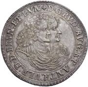 1 Thaler - Rudolph August and Anthony Ulrich obverse image
