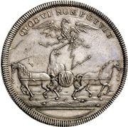 1 Thaler Luftpumpentaler - Rudolph August and Anthony Ulrich obverse image