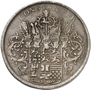 1 Thaler - Anthony Ulrich, Germany, 1706 reverse image