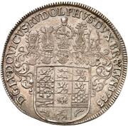 1 Thaler - Louis Rudolph obverse image