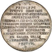 1 Thaler - Ferdinand Albert II Death, Germany, 1735 reverse image