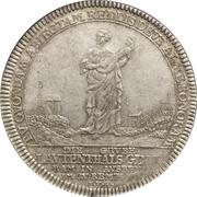 1 Thaler - Charles I Lautenthal’s Luck Mine - Ausbeute, Germany, 1746 reverse image