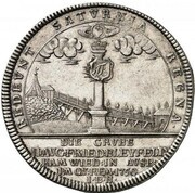 1 Thaler - Charles I Herzog Frederick August Bleyfeld - Ausbeute, Germany, 1750-1752 reverse image