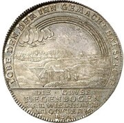 1 Thaler - Charles I Regenbogen - Ausbeute, Germany, 1752 reverse image