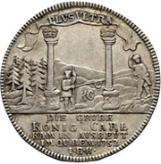 1 Thaler - Charles I Ausbeutetaler, Germany, 1752 reverse image