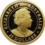 25 Dollars - Elizabeth II 6th Portrait - Golden Eagle obverse image