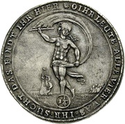 1¼ Thaler - Frederick Ulrich Glückslöser; Ausbeute, Germany, 1620 reverse image