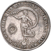 1¼ Thaler - Frederick Ulrich Glückslöser; Ausbeute, Germany, 1622 reverse image